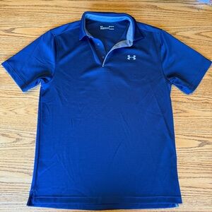 Under Armour Men's Blue Polo Shirt Size Medium